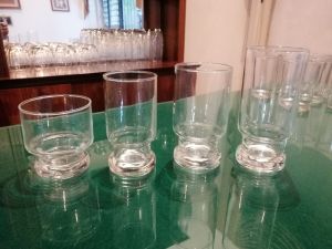 Juego De Cristal De 24 Vaso Vintage En 4 Tamaños Diferentes Para 6 Personas Precio 960 Foto2